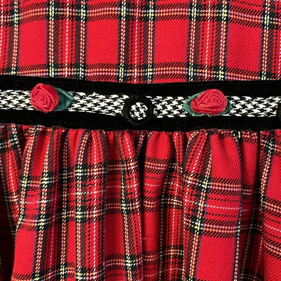 Vintage Girls Christmas dress - Picture 3 of 7